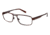 LAmy Telford Progressive Prescription Eyeglasses - Frame Matte Dark Brown / Bronze, Size 56/17mm LYTELFORD03