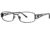 LAmy TRESSEA1012 Single Vision Prescription Eyeglasses - Frame Black, Size 53/15mm LYTRESA101206