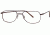 LAmy W-Port 501 Single Vision Prescription Eyeglasses - Frame BRIGHT DARK BROWN, Size 55/19mm LYWPORT50102L