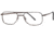 LAmy W-Port 501 Single Vision Prescription Eyeglasses - Frame BRIGHT DARK OLIVE GREEN, Size 55/19mm LYWPORT50106L