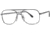 LAmy Westport Eyeglass Frames - Frame Gunmetal, Size 57/15mm LYWST0F264597