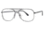 LAmy Westport Prescription Eyeglasses - Frame Gunmetal, Size 57/15mm LYWST0F264-555U01