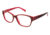LAmy Zoe Eyeglass Frames - Frame Burgundy/Rose, Size 53/15mm LYZOE03