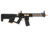 Lancer Tactical Enforcer Battle Hawk 10in Skeleton AEG w/ Alpha Stock, Black/Gold, LT-34BCG10-G2-ME