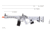 Lancer Tactical Enforcer Battle Hawk 10in Skeleton AEG w/ Alpha Stock, White/Black, LT-34WCB10-G2-ME
