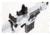 Lancer Tactical Enforcer Battle Hawk 10in Skeleton AEG w/ Alpha Stock, White/Black, LT-34WCB10-G2-ME