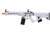 Lancer Tactical Enforcer Battle Hawk 10in Skeleton AEG w/ Alpha Stock, White/Black, LT-34WCB10-G2-ME