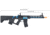 Lancer Tactical Enforcer Blackbird Skeleton AEG, Black/Blue, LT-30BCN-G2-ME