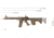Lancer Tactical Enforcer Blackbird Skeleton AEG, Tan, LT-30TCB-G2-ME