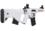 Lancer Tactical Enforcer NEEDLETAIL Skeleton AEG, White/Black, LT-29WCBL-G2-ME