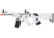 Lancer Tactical Enforcer NEEDLETAIL Skeleton AEG, White/Black, LT-29WCBL-G2-ME