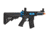 Lancer Tactical Enforcer Needletail Skeleton Crane Stock Low FPS, Black/Navy Blue, LT-29BACNL-G2-ME