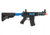 Lancer Tactical Enforcer Needletail Skeleton Crane Stock Low FPS, Black/Navy Blue, LT-29BACNL-G2-ME