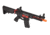 Lancer Tactical Enforcer Needletail Skeleton Crane Stock Low FPS, Black/Red, LT-29BACRL-G2-ME