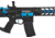 Lancer Tactical Enforcer Series Proline Night Wing Skeleton AEG Rifle, Black/Blue, LT-33BCN-G2-ME