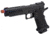 Lancer Tactical Knightshade Hi-Capa Gas Blowback Airsoft Pistol, Black/Blue, LTX-6BN