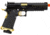 Lancer Tactical Knightshade Hi-Capa Gas Blowback Airsoft Pistol, Black/Gold, LTX-6B