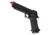 Lancer Tactical Knightshade Hi-Capa Gas Blowback Airsoft Pistol, Black/Red, LTX-6BR