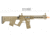 Lancer Tactical Proline Enforcer Battle Hawk 10in M4 Airsoft Rifle w/ Alpha Stock, Tan, LT-34TB10-G2-ME