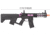 Lancer Tactical Proline Enforcer Battle Hawk 7in Skeleton M4 Airsoft Rifle w/ Alpha Stock, Black/Purple, LT-34BCP7-G2-ME