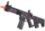 Lancer Tactical Proline Enforcer Battle Hawk 7in Skeleton M4 Airsoft Rifle w/ Alpha Stock, Black/Purple, LT-34BCP7-G2-ME