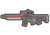Lancer Tactical Proline Enforcer Battle Hawk 7in Skeleton M4 Airsoft Rifle w/ Alpha Stock, Black/Purple, LT-34BCP7-G2-ME