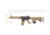 Lancer Tactical Two-Tone Enforcer Battle Hawk Airsoft AEG w/ Alpha Stock, Black/Tan, LT-34XB10-G2-ME