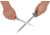Lansky Sharpeners 9in. Diamond Butcher Steel Sharpener, Tapered LSS9D