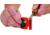 Lansky Sharpeners Quick Fix Knife Sharpener, 2.38in Overall, Burgundy ABS Handle w/Logo, LS09889