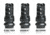 LANTAC Dragon Muzzle Brake, 9MM, 13.5X1LH, Sig MPX, Dead Air Keymo Wolfman, Black, DGN9MMC-WM