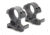 LaRue Tactical 2 Piece QD Mount, 30mm, Black, LT123