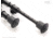 LaRue Tactical Harris BRM-S Bipod and LT706 QD Swivel Mount, Black, 680-005-706-k