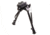 LaRue Tactical Harris LM-S 9-13in Bipod and LT130 QD Mount, Black, 680-002-130-k