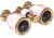 Lascala Optics Hamlet Opera Glasses, Titanium Body, Golden Rings LSH-07