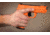 A laser training pistol looks and feels like a real duty gun. 
