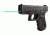 LaserMax Guide Rod Red Laser Sight For Glock 19, Generation 4, Green, LMS-G4-19G