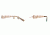 Laura Ashley Carrie SELA CARR00 Progressive Prescription Eyeglasses - Satin Gold SELA CARR005440 GO