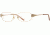 Laura Ashley Geneva SELA GENV00 Single Vision Prescription Eyeglasses - Gold SELA GENV005435 GO