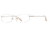 Laura Ashley Kendall SELA KENA00 Eyeglass Frames - Platinum SELA KENA005235 SV
