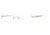 Laura Ashley Morgan SELA MORG00 Progressive Prescription Eyeglasses - Silver SELA MORG005335 SV