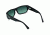 Maui Jim Lava Flow Sunglasses w/ Gloss Black Frame and Neutral Grey Lenses - GS250-02, Back View