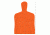 Law Enforcement Targets B-27E Economy Silhouette Target 23x35 Inch Orange 100 Per Case