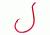 Lazer Sharp Circle Set Saltwater Hook,3 Degree Offset,Up Eye,Needlepoint,Sea Guard Red,R-Pack P190-7/0