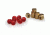 Lazer Sharp Brass Clackers and Glass Beads Assortment LCLKASST1