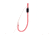 Lazer Sharp Baitholder Hook,Weedless,Non-Offset,Ringed Eye,Red,Weedless Hooks L449WRGH-4