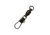 Lazer Sharp Deluxe Ball Bearing Swivel w/ Interlock Snap,Black SLBBIBK-0