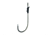 Lazer Sharp Finesse Worm Hook,Light Wire,Ringed Eye,Non-Offset,Molded Keeper,Needlepoint,Platinum Black,Lazer Sharp Hooks L18G-2/0
