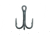 Lazer Sharp Straight Point Hook,Regular Shank,6x Strong,Needlepoint,Platinum Black Plus,G-Pack Hooks L778BG-4