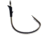 Lazer Sharp Tube Worm Hook,Medium Wire,Ringed Eye,Non-Offset,Molded Keeper,Needlepoint,Platinum Black,Lazer Sharp Hooks L19G-2/0