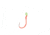 Lazer Sharp Walleye Saltwater Rig,Red L953R-6